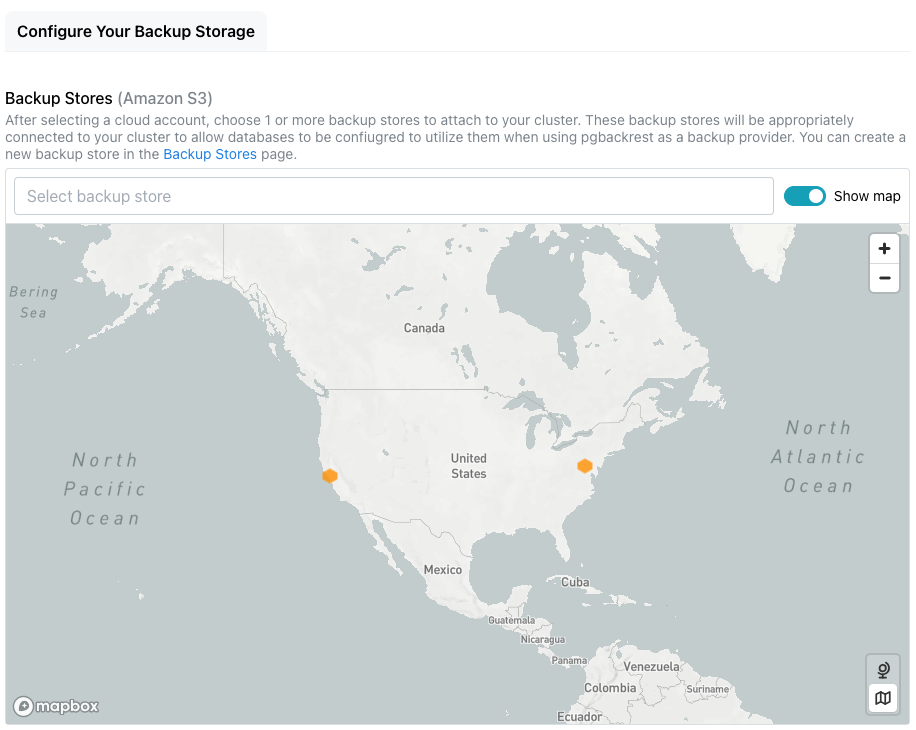 Configure your Backup Storage