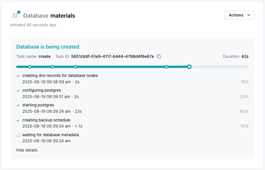 Initializing a Cluster